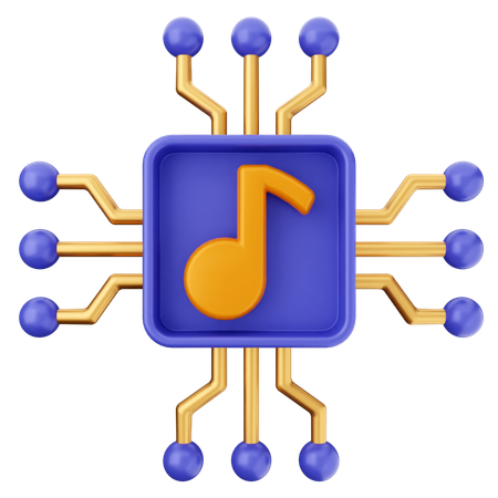 Music Ai  3D Icon