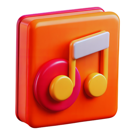 Music Album  3D Icon