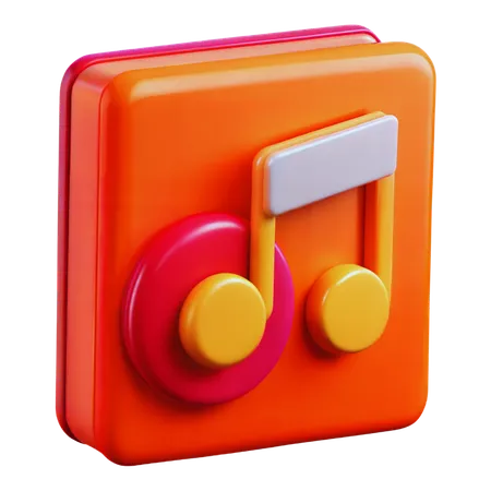 Music Album  3D Icon