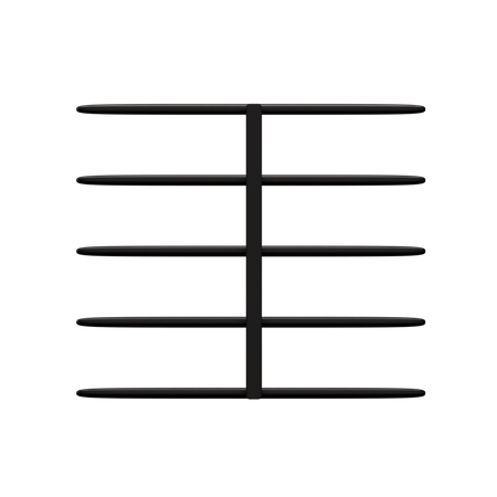 Music Bar line  3D Icon