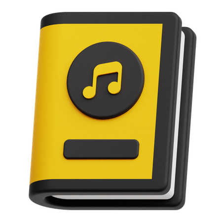 音楽本  3D Icon