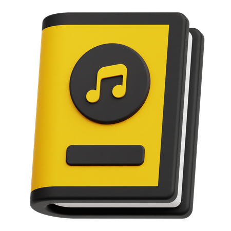 Music Book  3D Icon