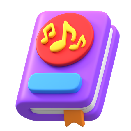 Music Book  3D Icon