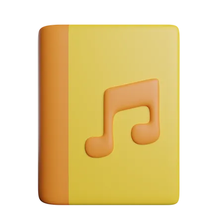 Music Book Information 3D Icon