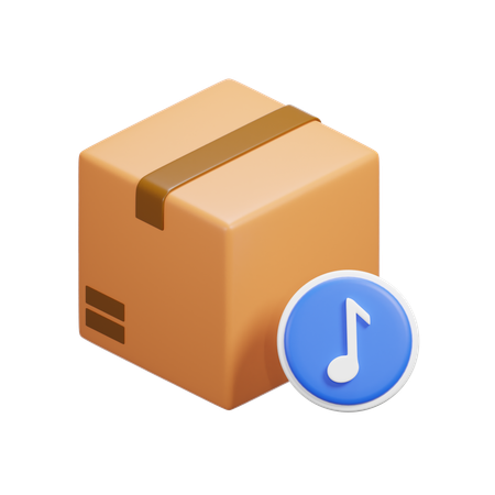 Music Box  3D Icon