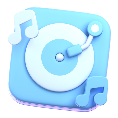 Music box  3D Icon