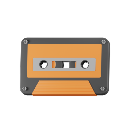 Music Cassette  3D Icon