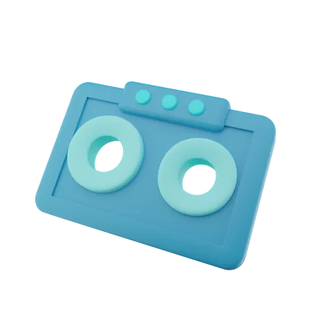 Music Cassette  3D Icon