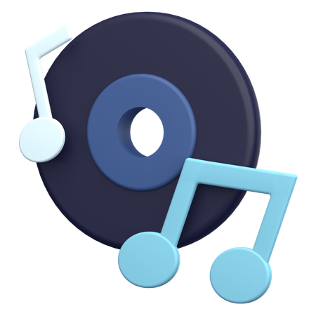 Music Cd  3D Icon