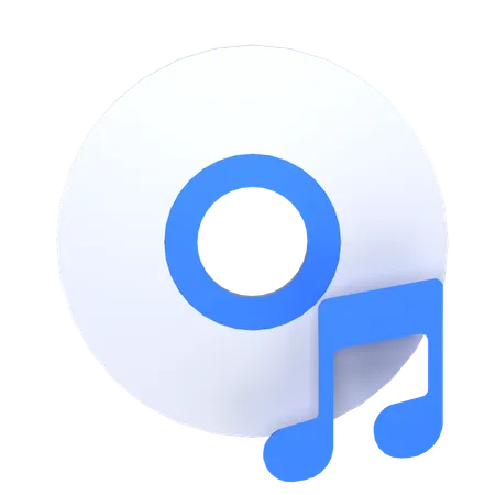 음악 CD  3D Icon