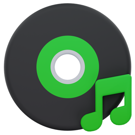 Music Cd  3D Icon