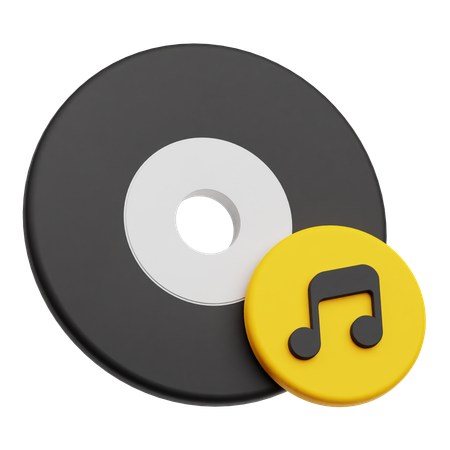 Music Cd  3D Icon