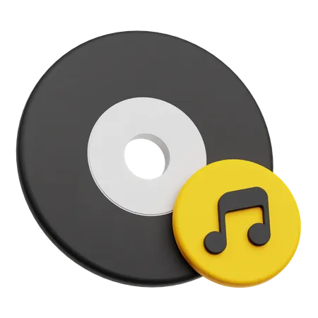 Music Cd  3D Icon