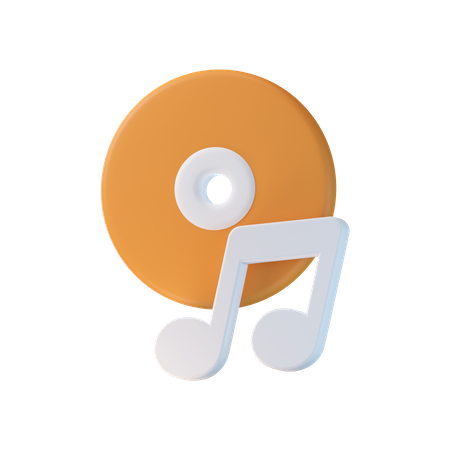 Music Cd  3D Icon