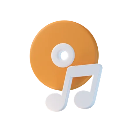 Music Cd  3D Icon