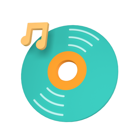 Music Cd  3D Icon