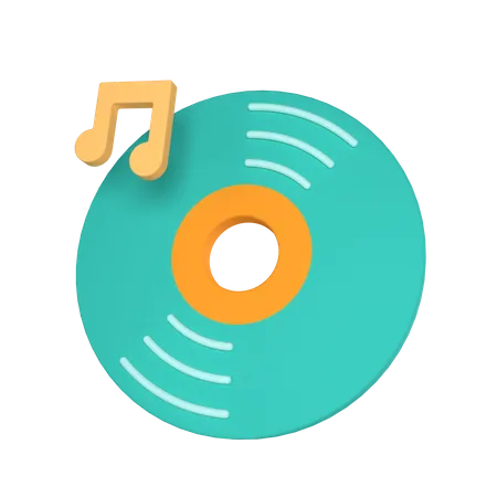 Music Cd  3D Icon