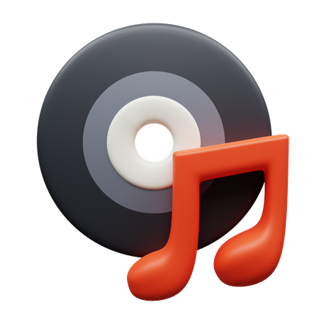 Music Cd  3D Icon