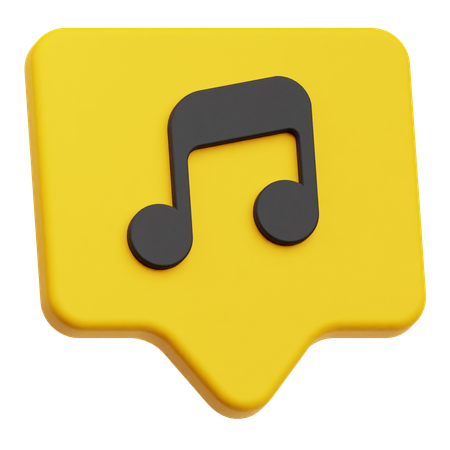 音楽チャット  3D Icon