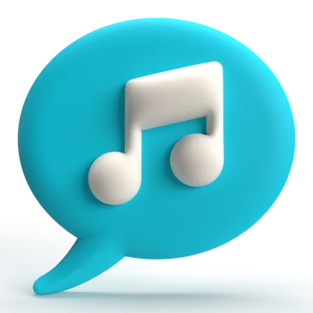 Music Chat  3D Icon