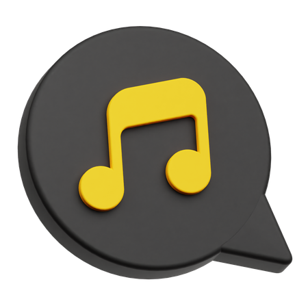 Music Chat  3D Icon