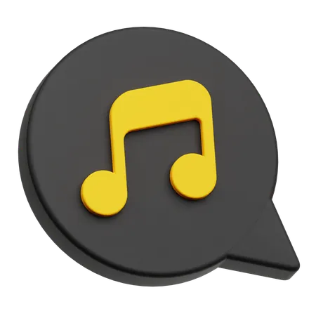 Music Chat  3D Icon