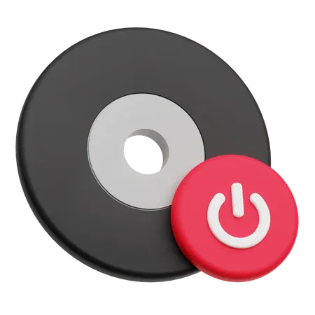 Music Disk  3D Icon