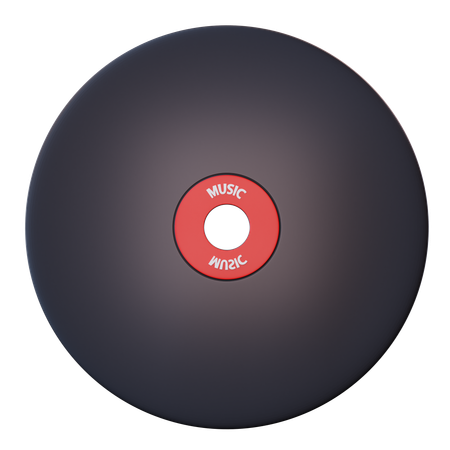 Music Disk  3D Icon