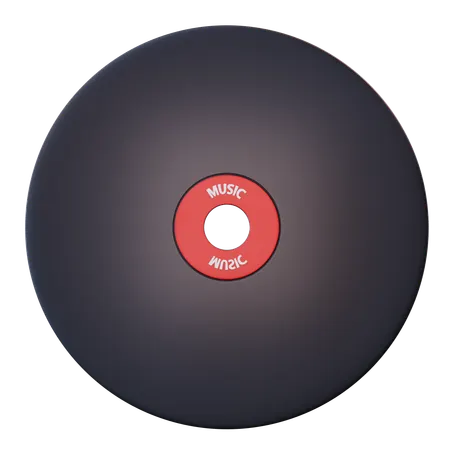 Music Disk  3D Icon