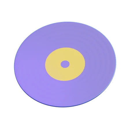 Music Disk  3D Icon