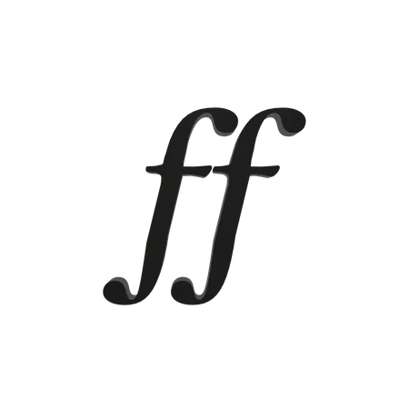 Music dynamic fortissimo  3D Icon