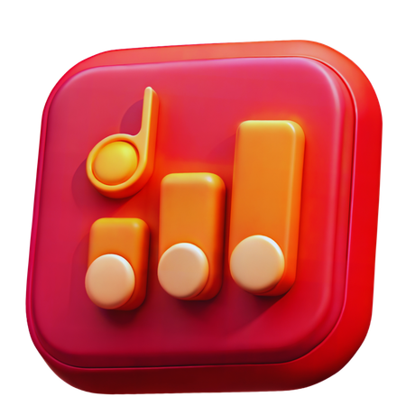 Music Equalizer  3D Icon
