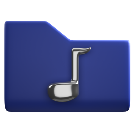 Music Folder  3D Icon