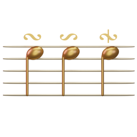 Music Gruppetto  3D Icon