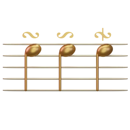 Music Gruppetto  3D Icon
