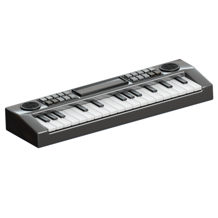 音楽キーボード  3D Icon