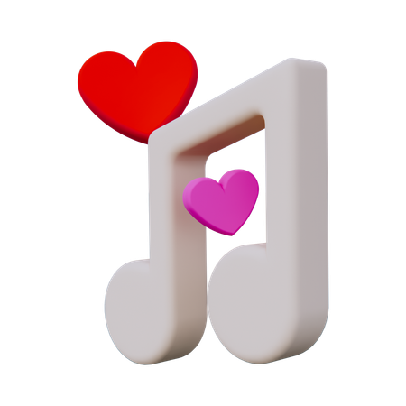 Music Love  3D Icon