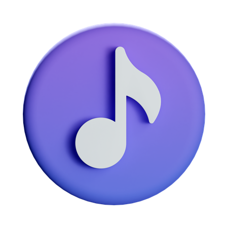Music Note  3D Icon