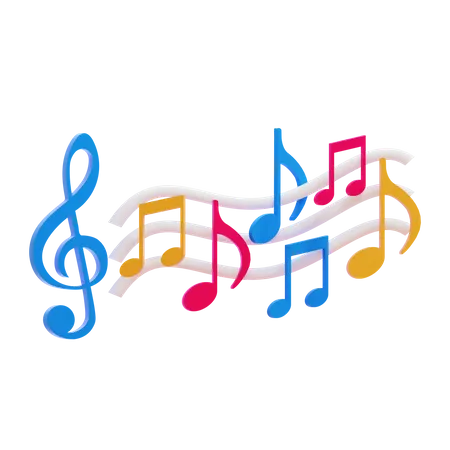 MUSIC NOTE  3D Icon