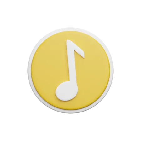 Music Note  3D Icon