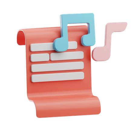 Music Note  3D Icon