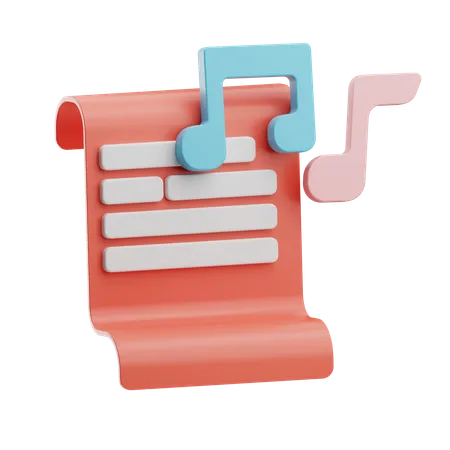 Music Note  3D Icon