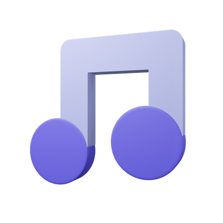 Music Note  3D Icon