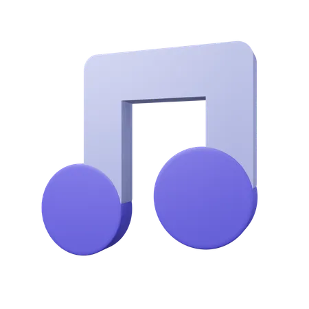 Music Note  3D Icon