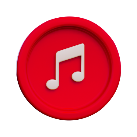 Music Note  3D Icon