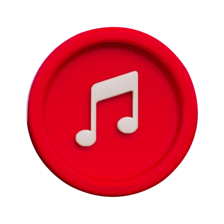 Music Note  3D Icon