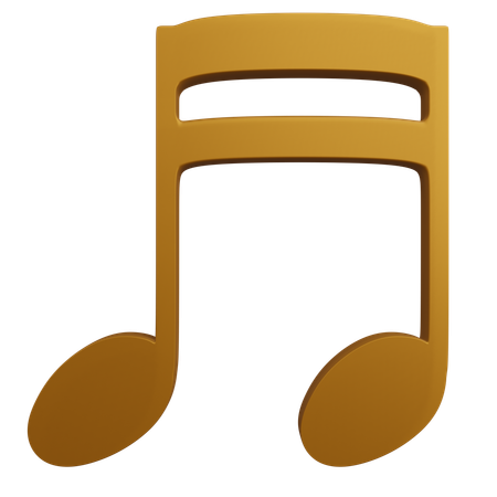 Music Note  3D Icon