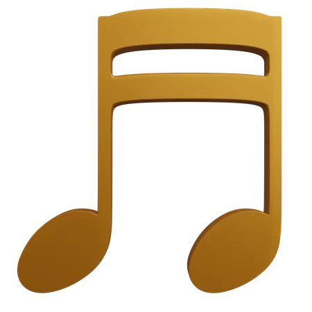 Music Note  3D Icon