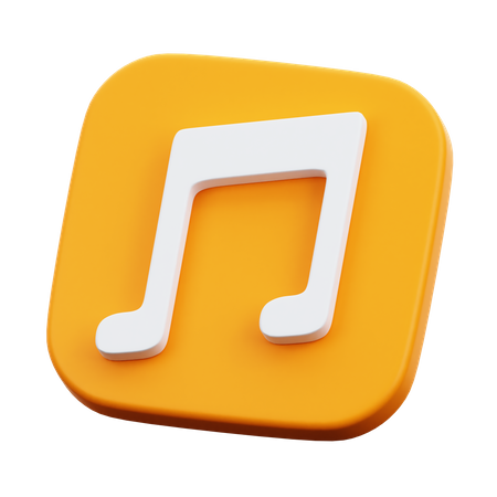 Music Note  3D Icon