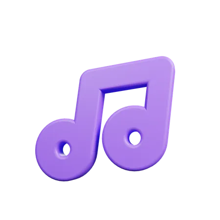 Music Note  3D Icon